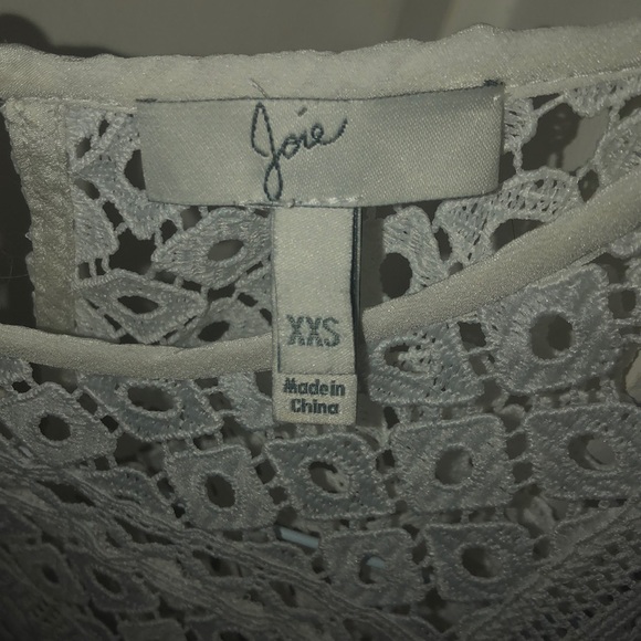 Joie Esrel Eyelet Sleeveless White Top - Picture 4 of 4